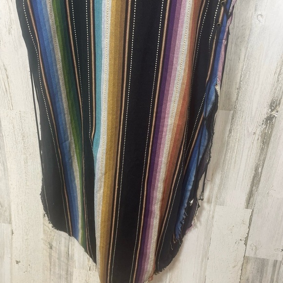 L & B Lucky & Blessed Serape Button Up size M Lace Up Western Rodeo - Picture 12 of 13